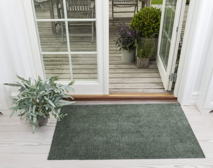 Unicolor hallway rug, Dusty green. 67x120 cm tica copenhagen