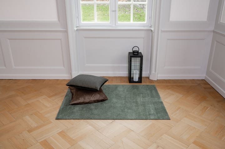 Unicolor hallway rug, Dusty green. 90x130 cm tica copenhagen