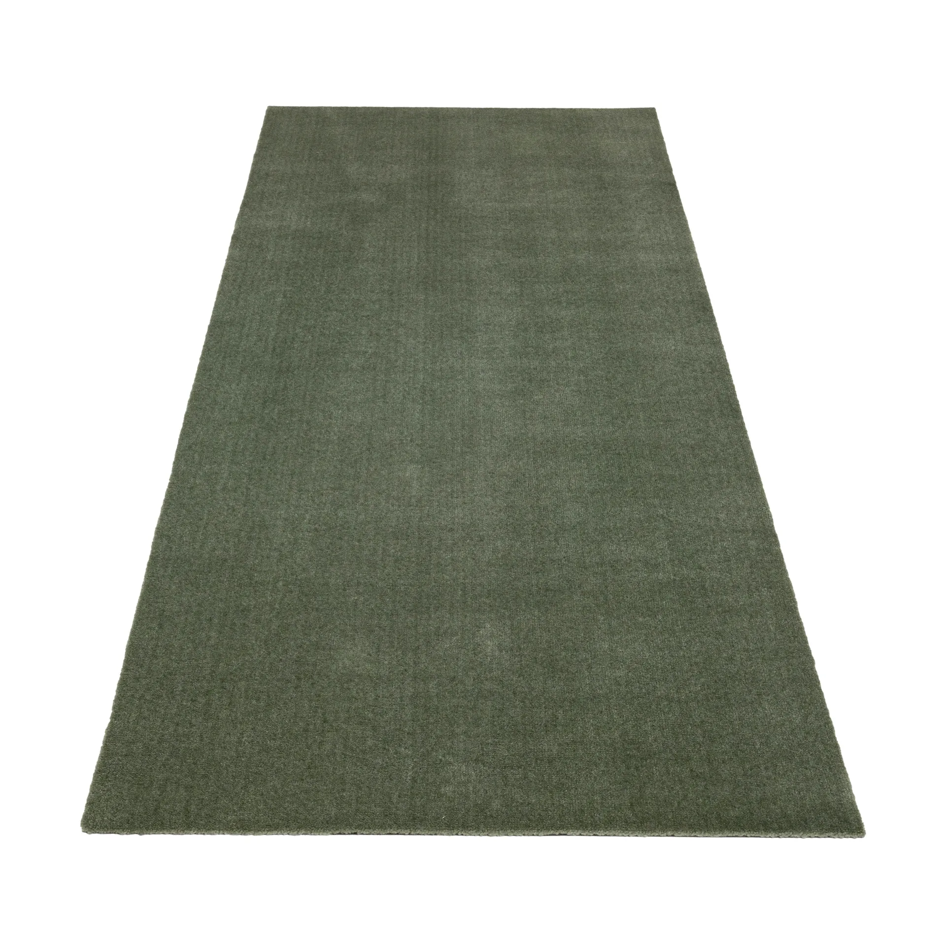 Unicolor hallway rug, Dusty green. 90x200 cm tica copenhagen