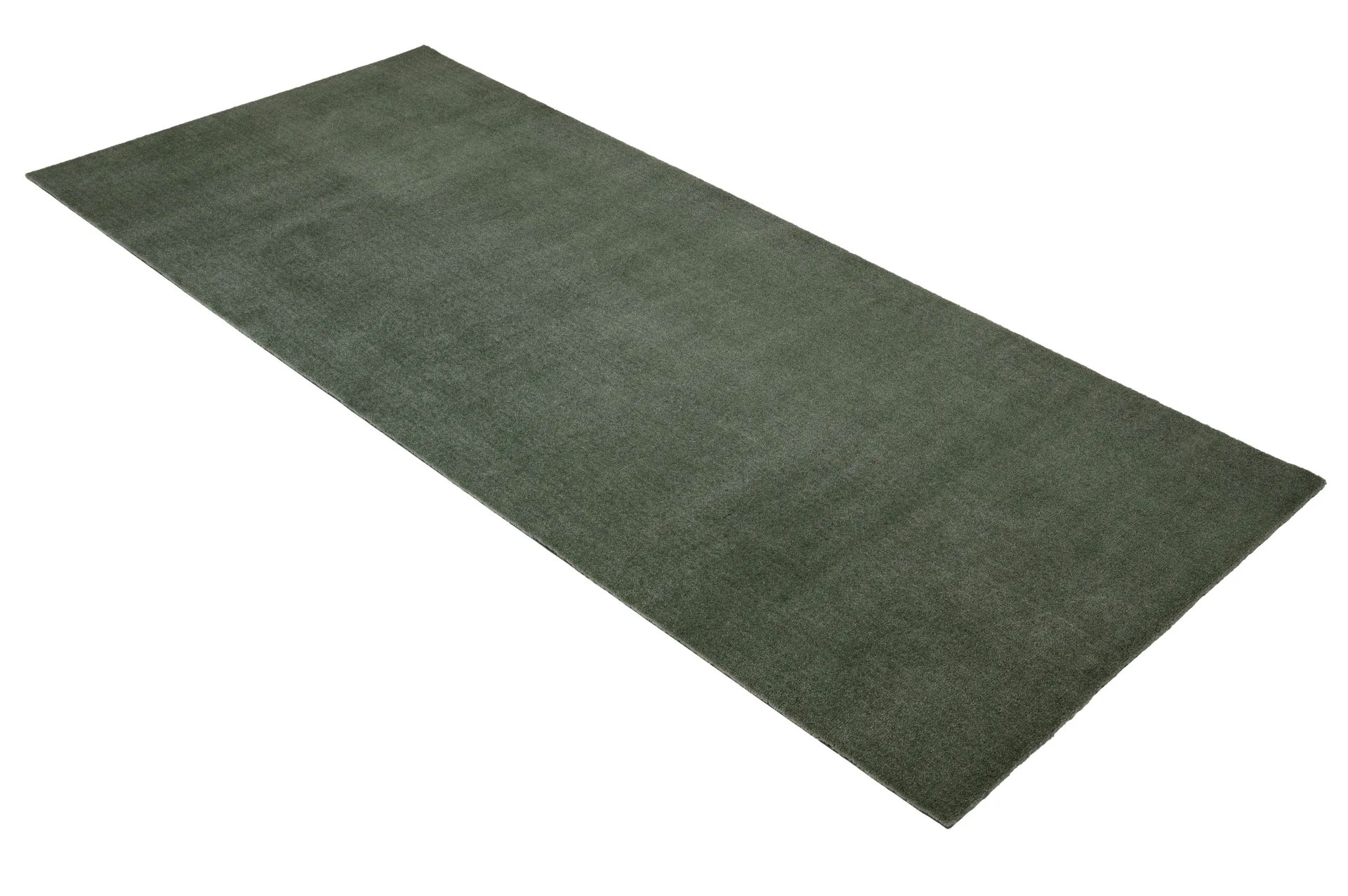 Unicolor hallway rug, Dusty green. 90x200 cm tica copenhagen