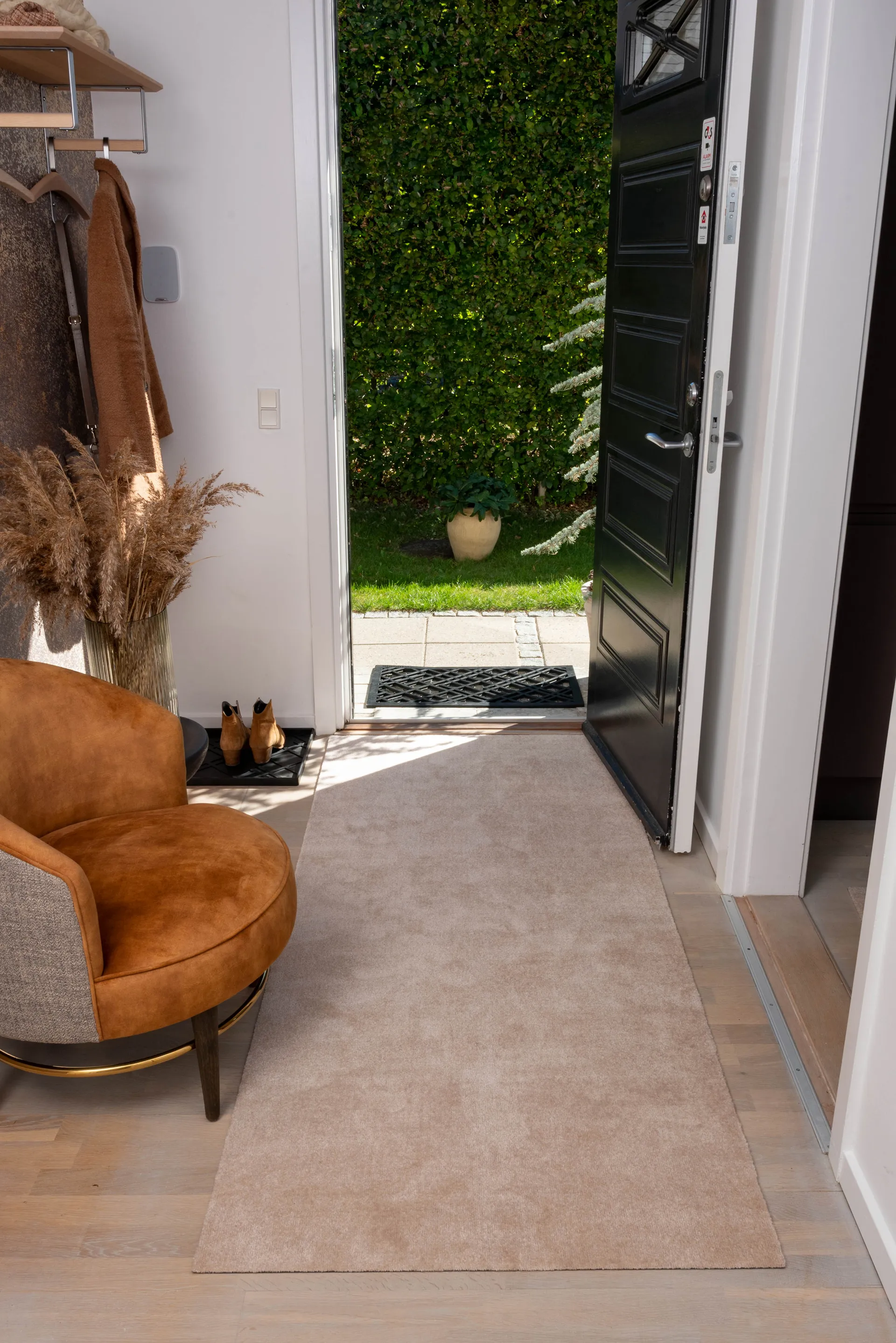 Unicolor hallway rug, Ivory. 90x200 cm tica copenhagen