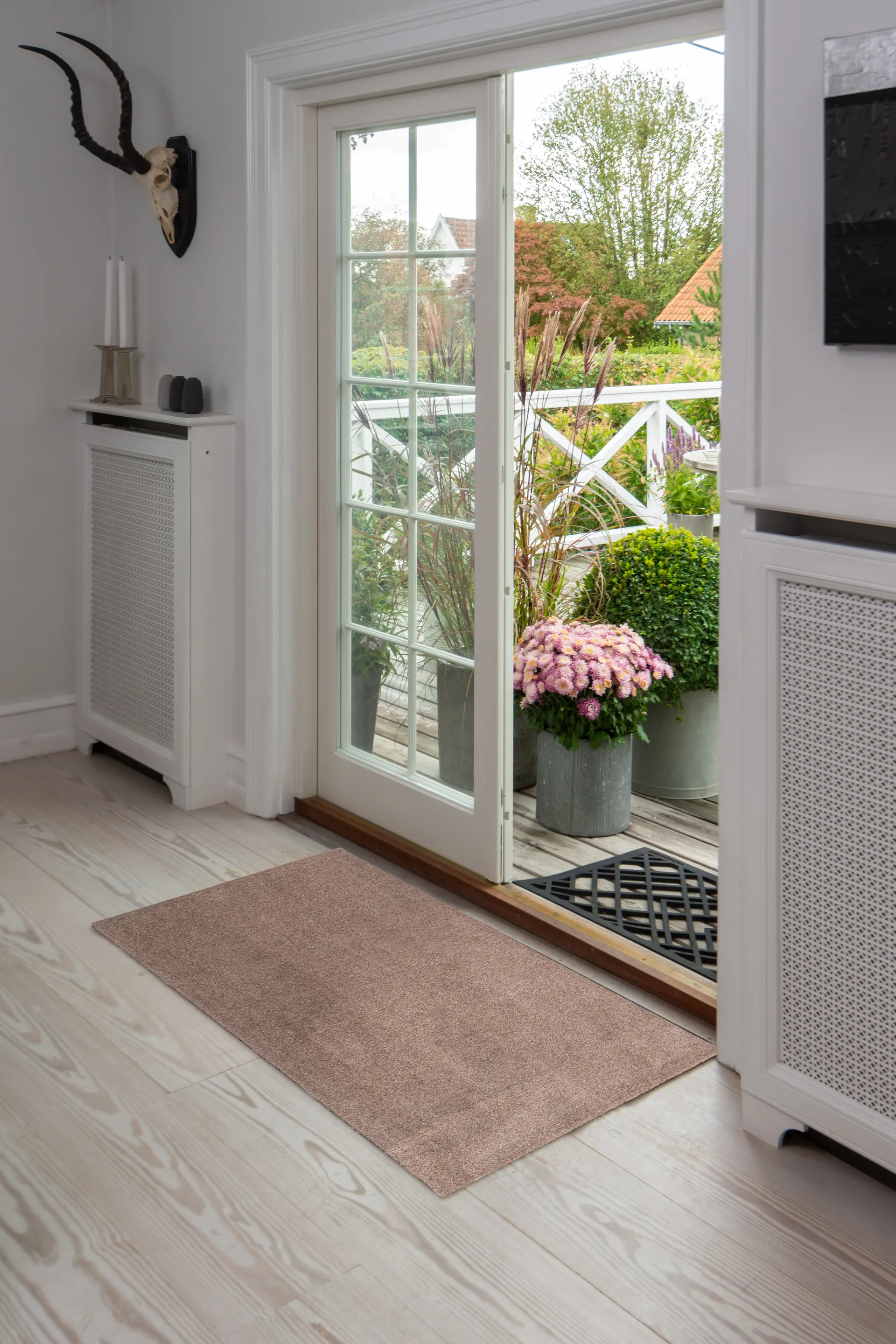 Unicolor hallway rug, Sand. 67x120 cm tica copenhagen