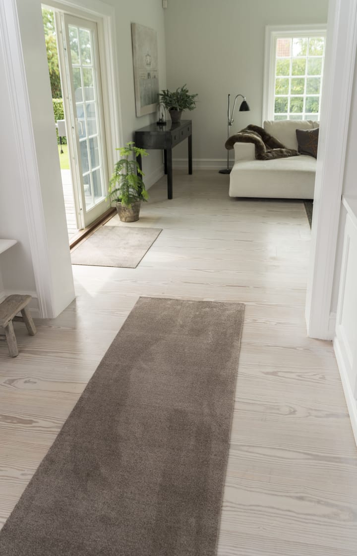 Unicolor hallway rug, Sand. 90x200 cm tica copenhagen