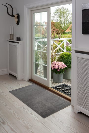 Unicolor hallway rug - Steel grey. 67x120 cm - tica copenhagen