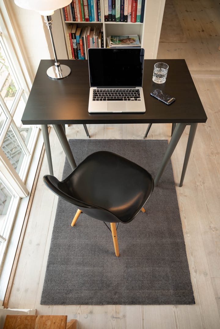 Unicolor hallway rug, Steel grey. 90x130 cm tica copenhagen