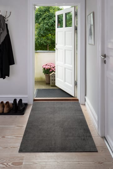 Unicolor hallway rug - Steel grey. 90x130 cm - tica copenhagen