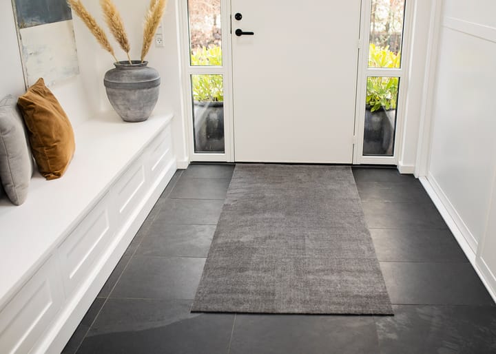 Unicolor hallway rug, Steel grey. 90x200 cm tica copenhagen