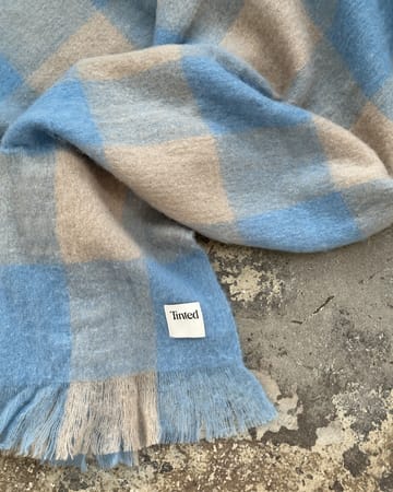 Ahlblom wool throw 130x170 cm - Beige-blue - Tinted