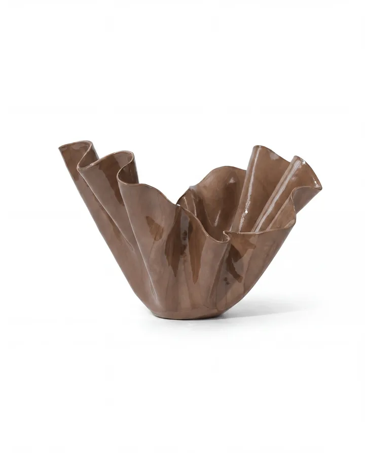 Amnell sculpture - Brown, 39x25 cm - Tinted
