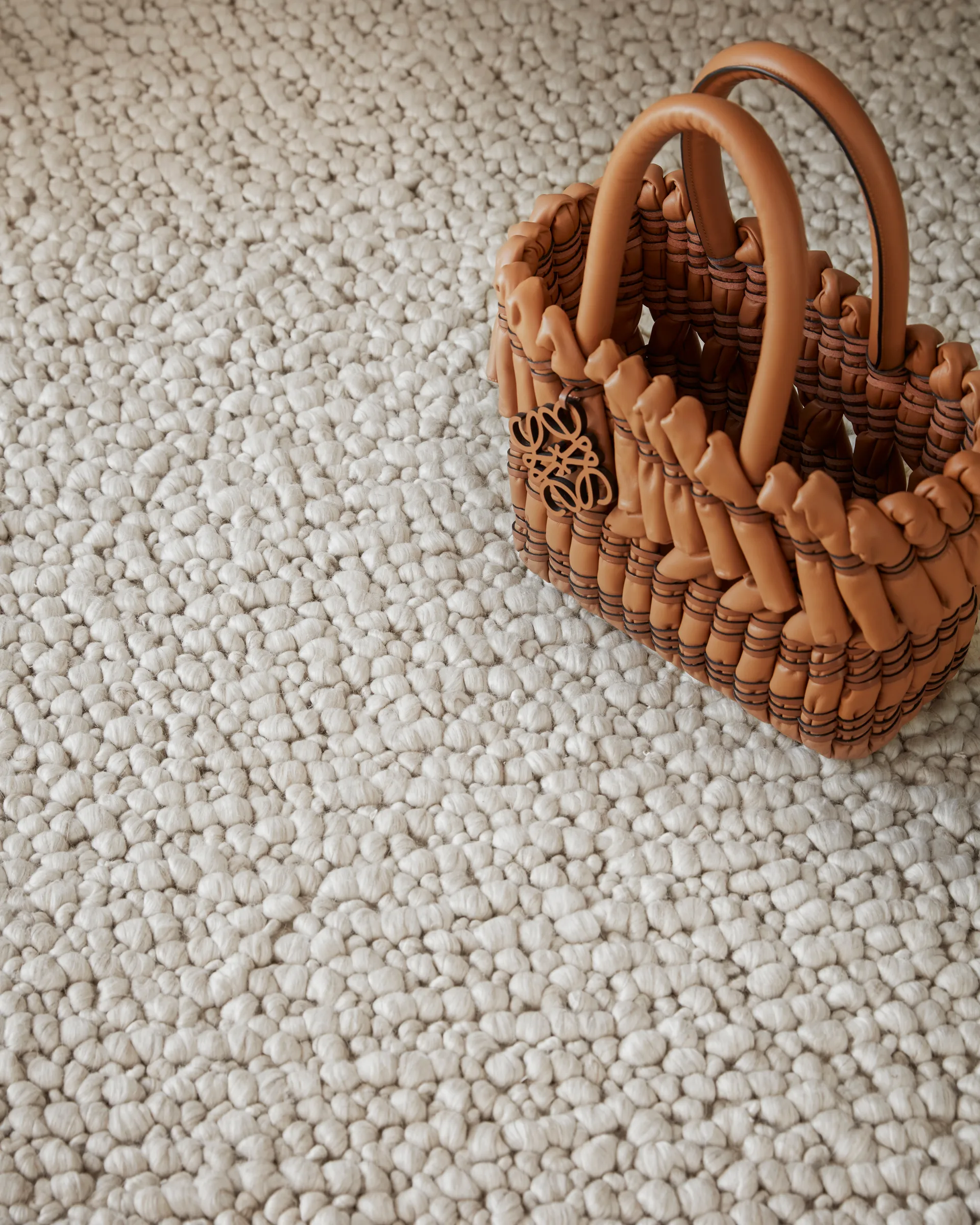 Andersdotter wool carpet 200x300 cm, Beige-offwhite Tinted