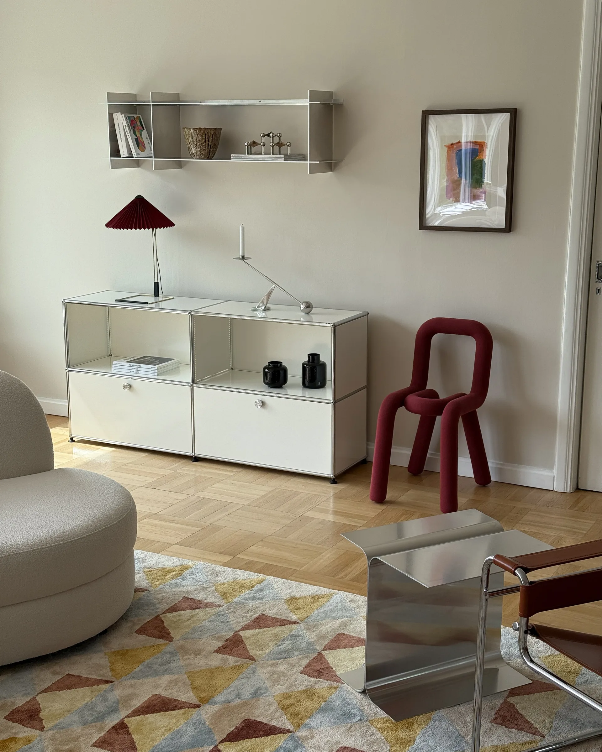 Ark wall shelf, Aluminium Tinted