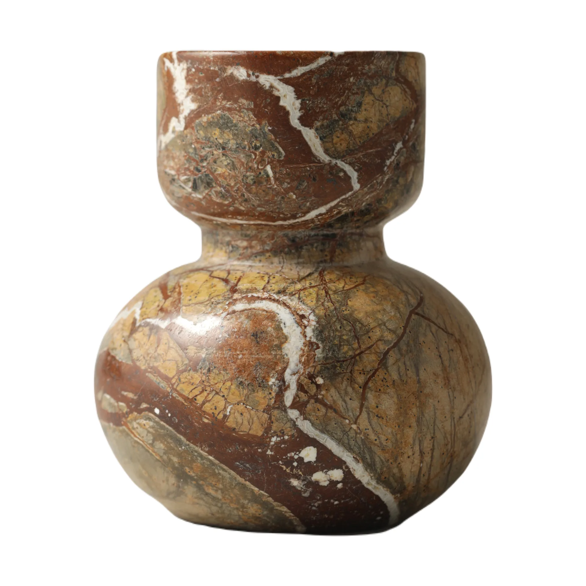 Asker candle sticks 10 cm, Red Tinted