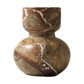 Asker candle sticks 10 cm - Red - Tinted