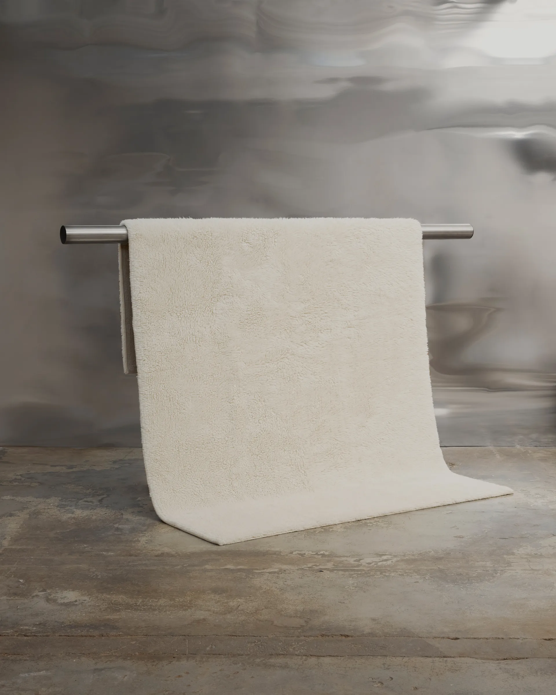 Bergius wool carpet 200x300 cm, Offwhite Tinted