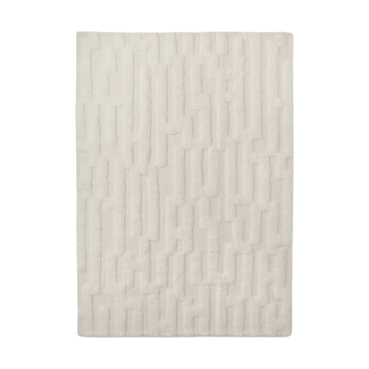 Tinted Bielke wool carpet 160x230 cm Offwhite | Scandinavian Design | Wool rugs | White