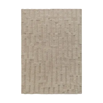 Bielke wool carpet 190x290 cm - Beige-melange - Tinted