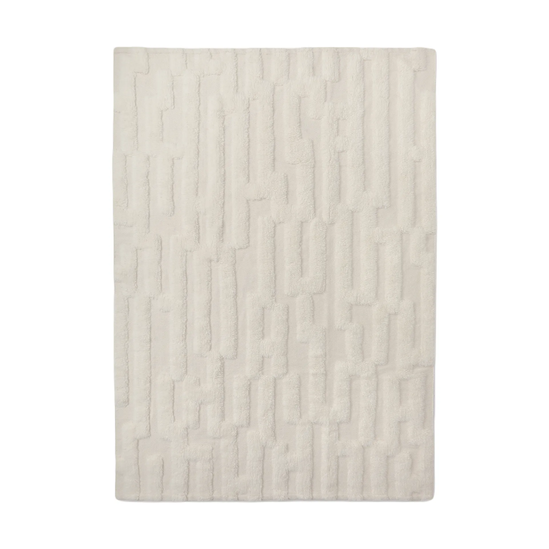 Bielke wool carpet 240x350 cm, Offwhite Tinted