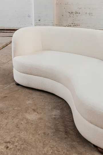 Delon sofa - Bouclé off-white - Tinted