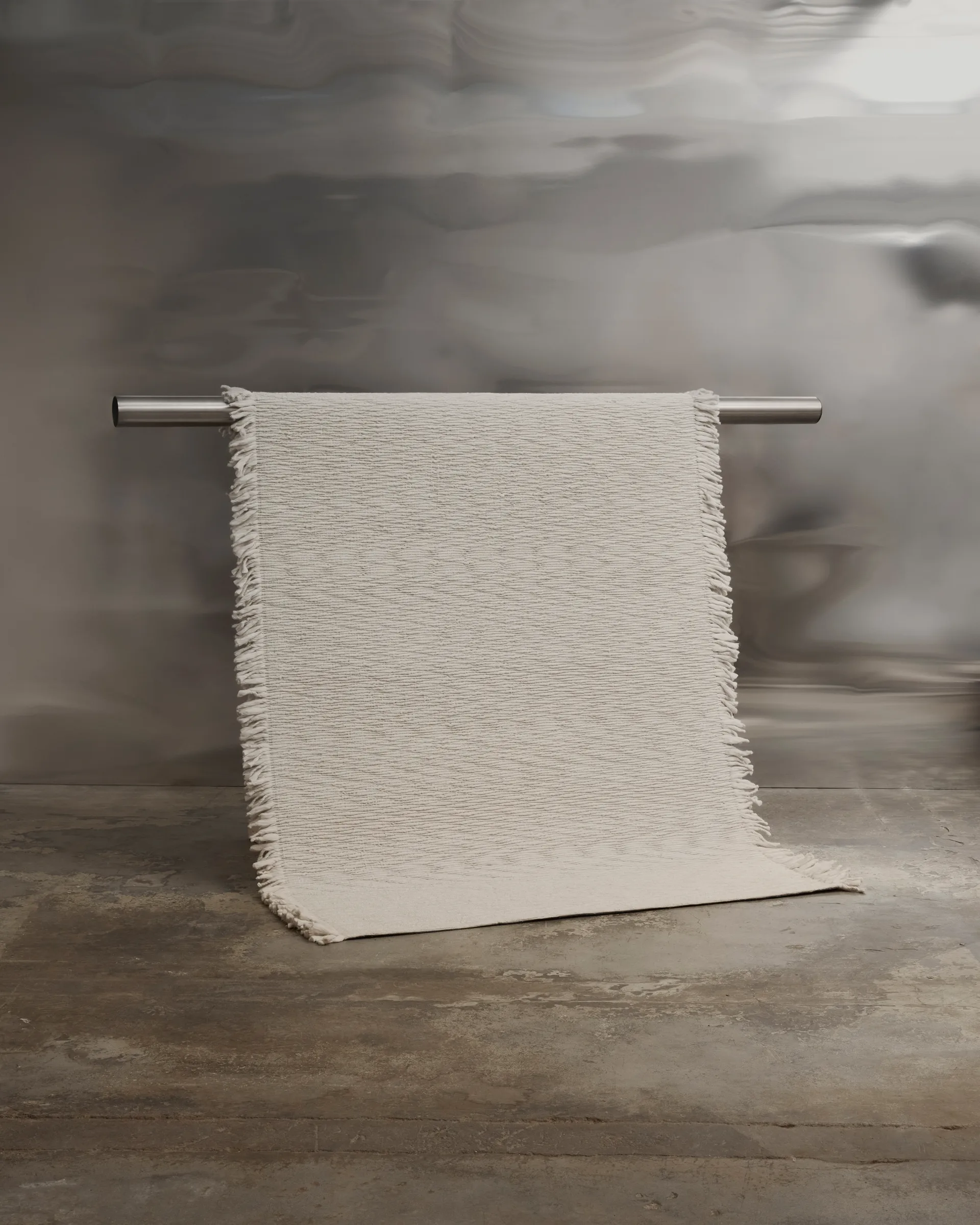 Fagerlund wool carpet 170x240 cm, Beige-offwhite Tinted