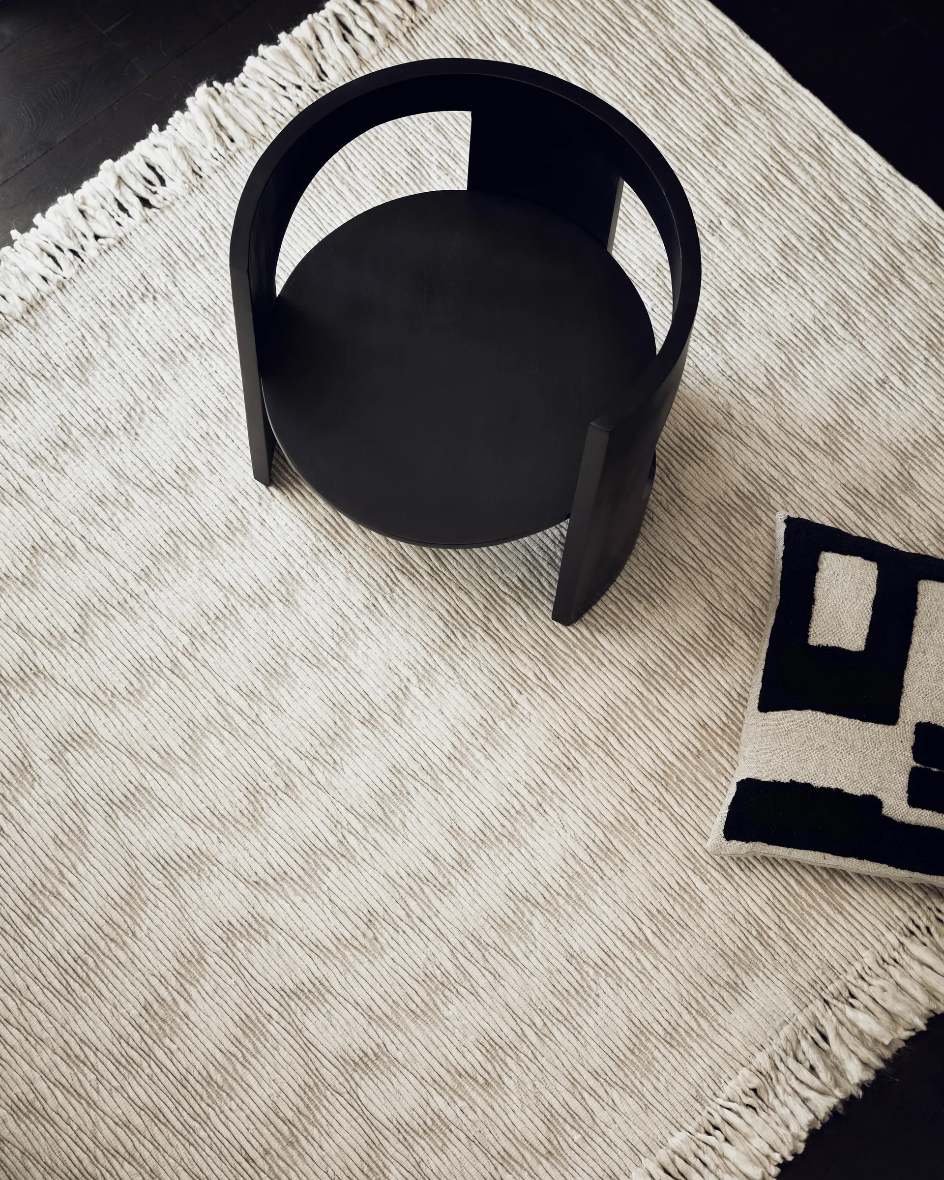 Fagerlund wool carpet 200x300 cm, Beige-offwhite Tinted