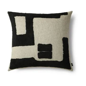 Franck cushion 55x55 cm - Black-white - Tinted