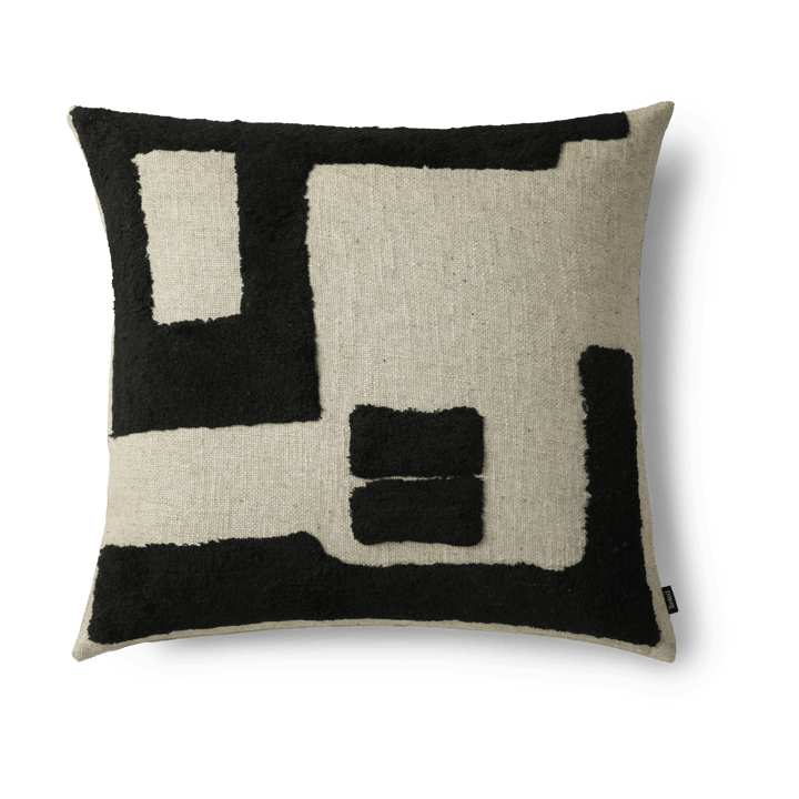 Franck cushion 55x55 cm, Black-white Tinted