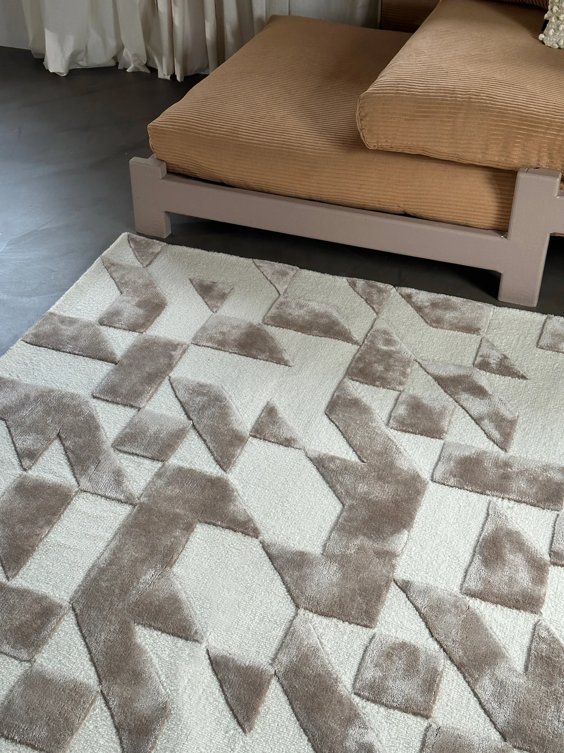 Franzen rug 170x240 cm, Beige-off white Tinted