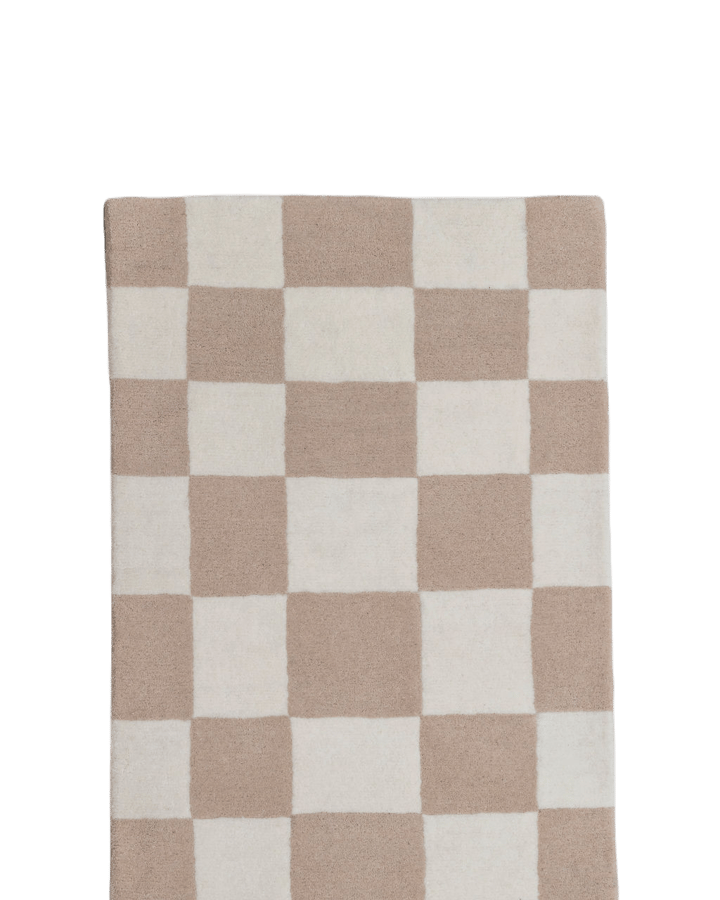 Hafstrom entrance rug wool 80x250 cm - Beige-white - Tinted