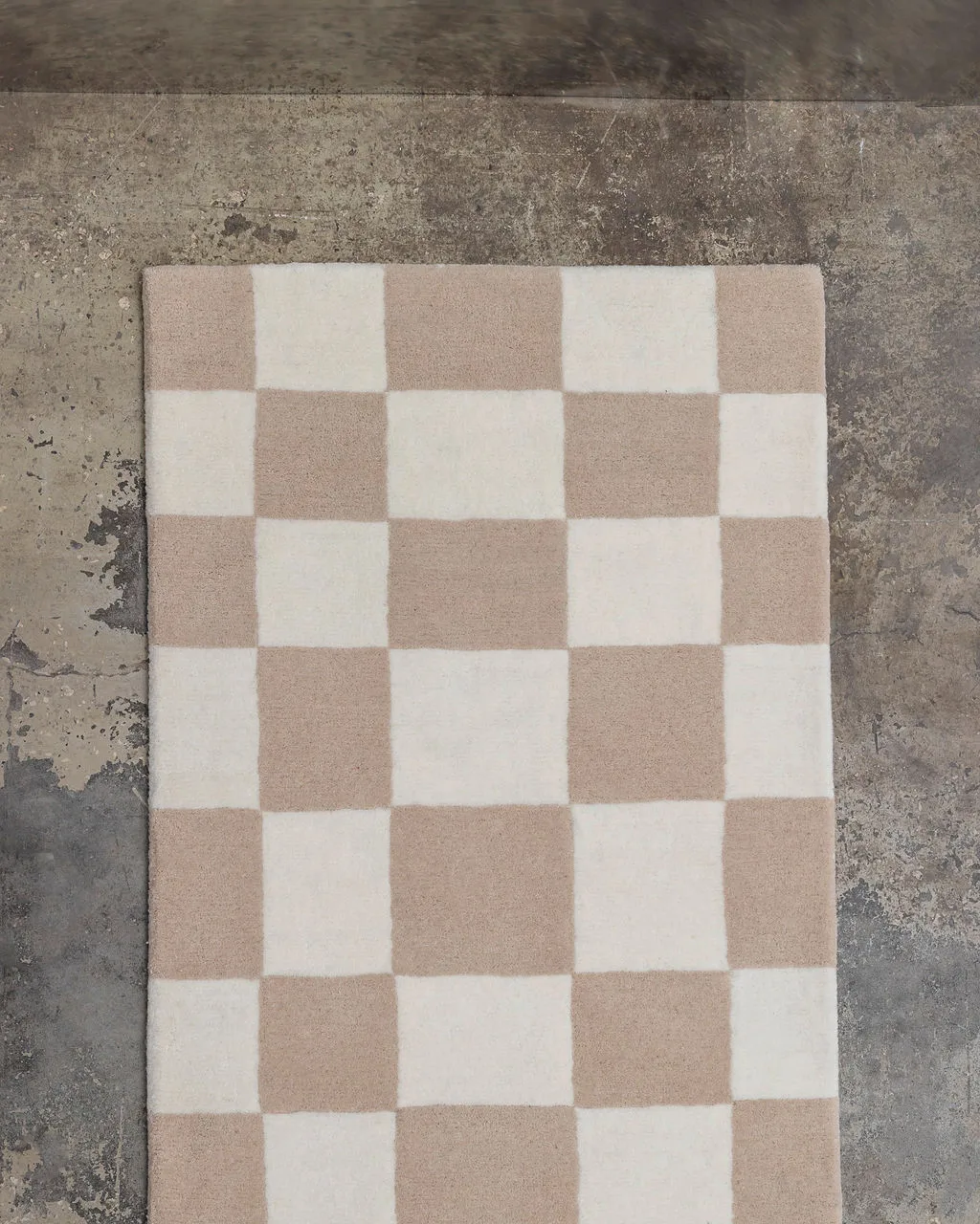 Hafstrom entrance rug wool 80x250 cm, Beige-white Tinted