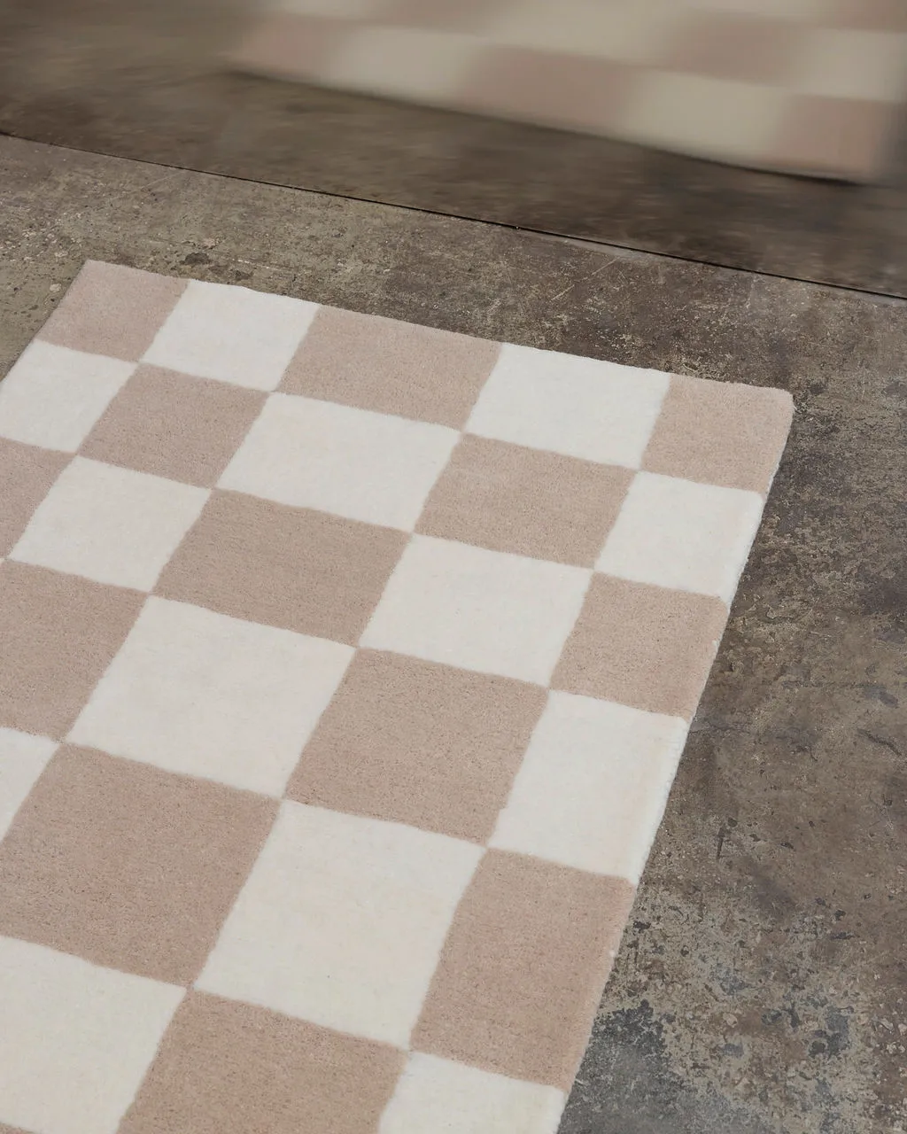 Hafstrom entrance rug wool 80x250 cm, Beige-white Tinted