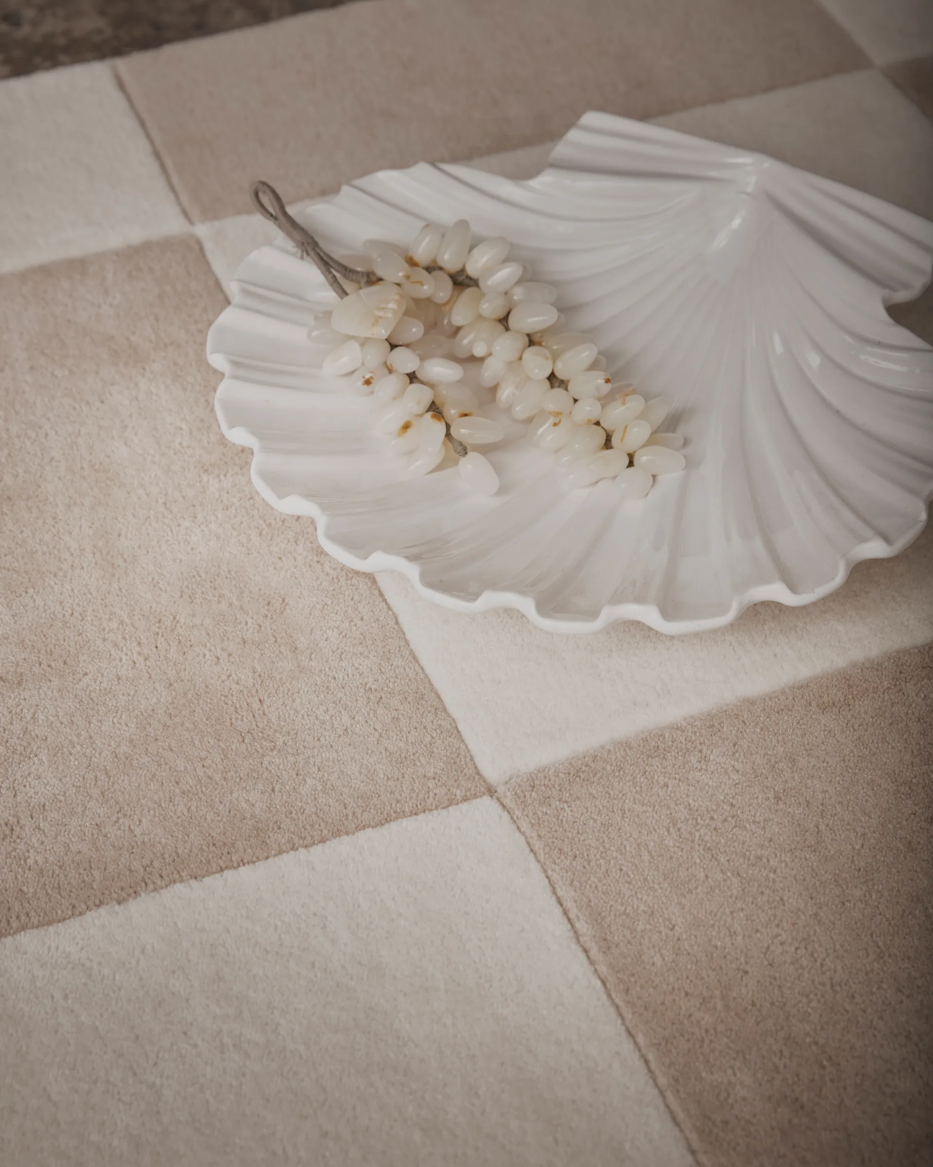 Hafstrom wool carpet 250x350 cm, Beige-white Tinted