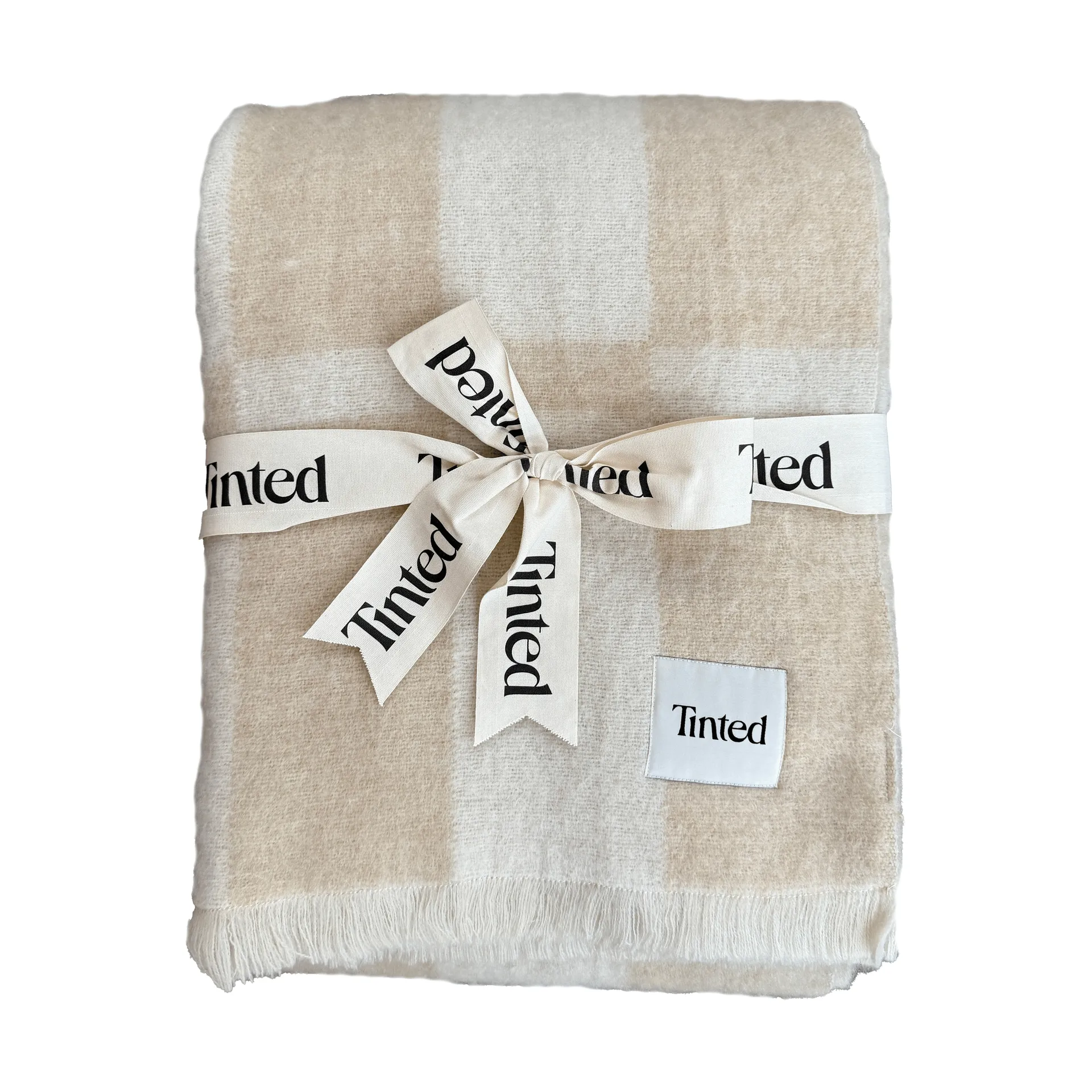 Hallin mohair throw, Beige-off white, 130x170 cm Tinted