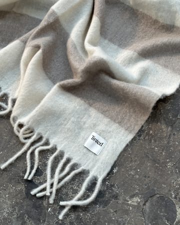 Hemple wool throw 130x170 cm - Beige-offwhite - Tinted