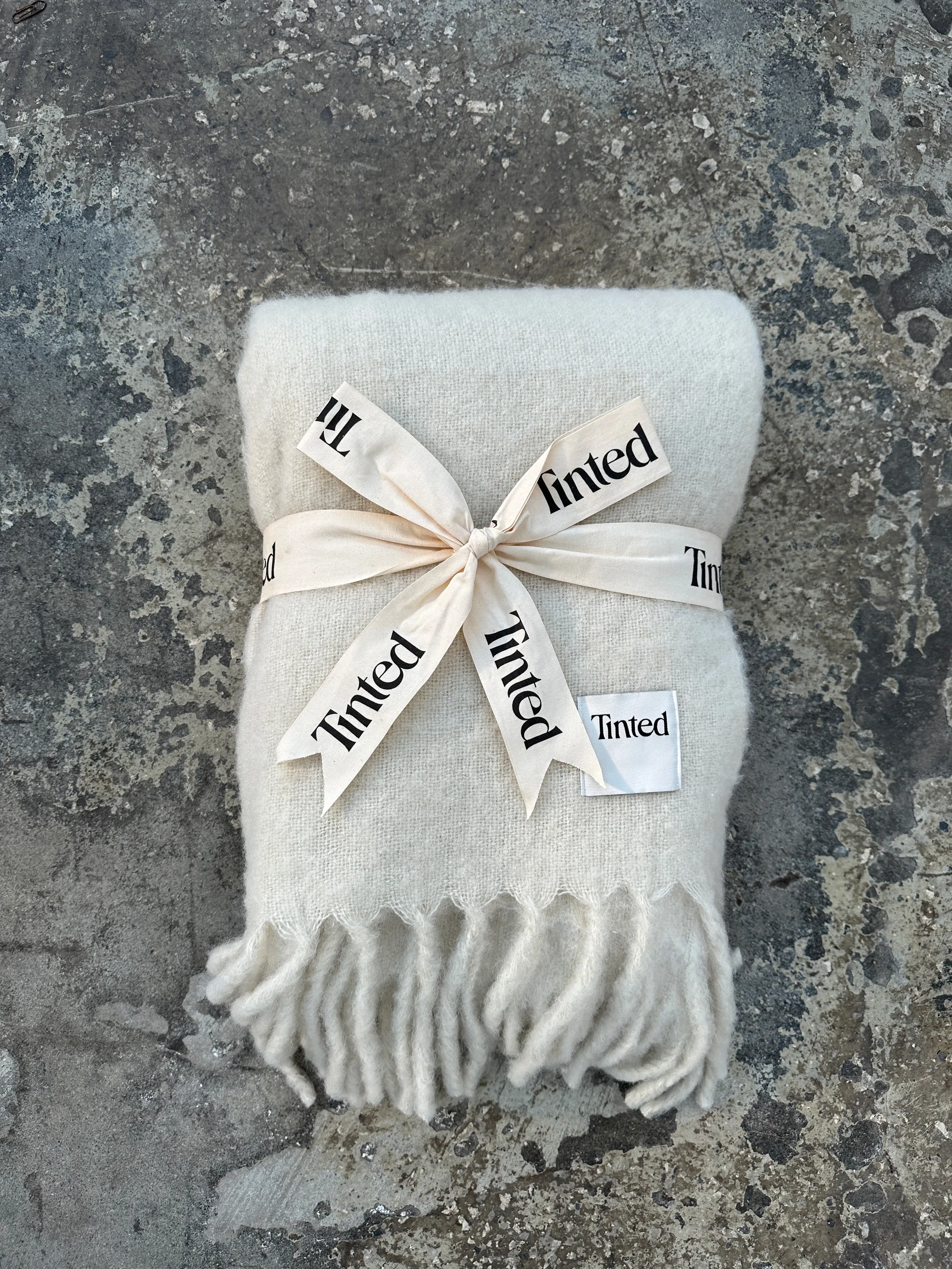 Jungberg wool throw 130x170 cm, Offwhite Tinted