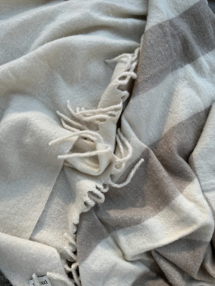 Jungberg wool throw 130x170 cm - Offwhite - Tinted