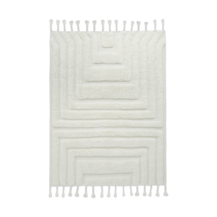 Kask wool carpet 170x240 cm - Offwhite - Tinted