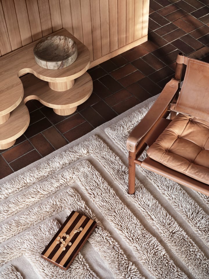 Kask wool carpet 200x300 cm - Beige - Tinted
