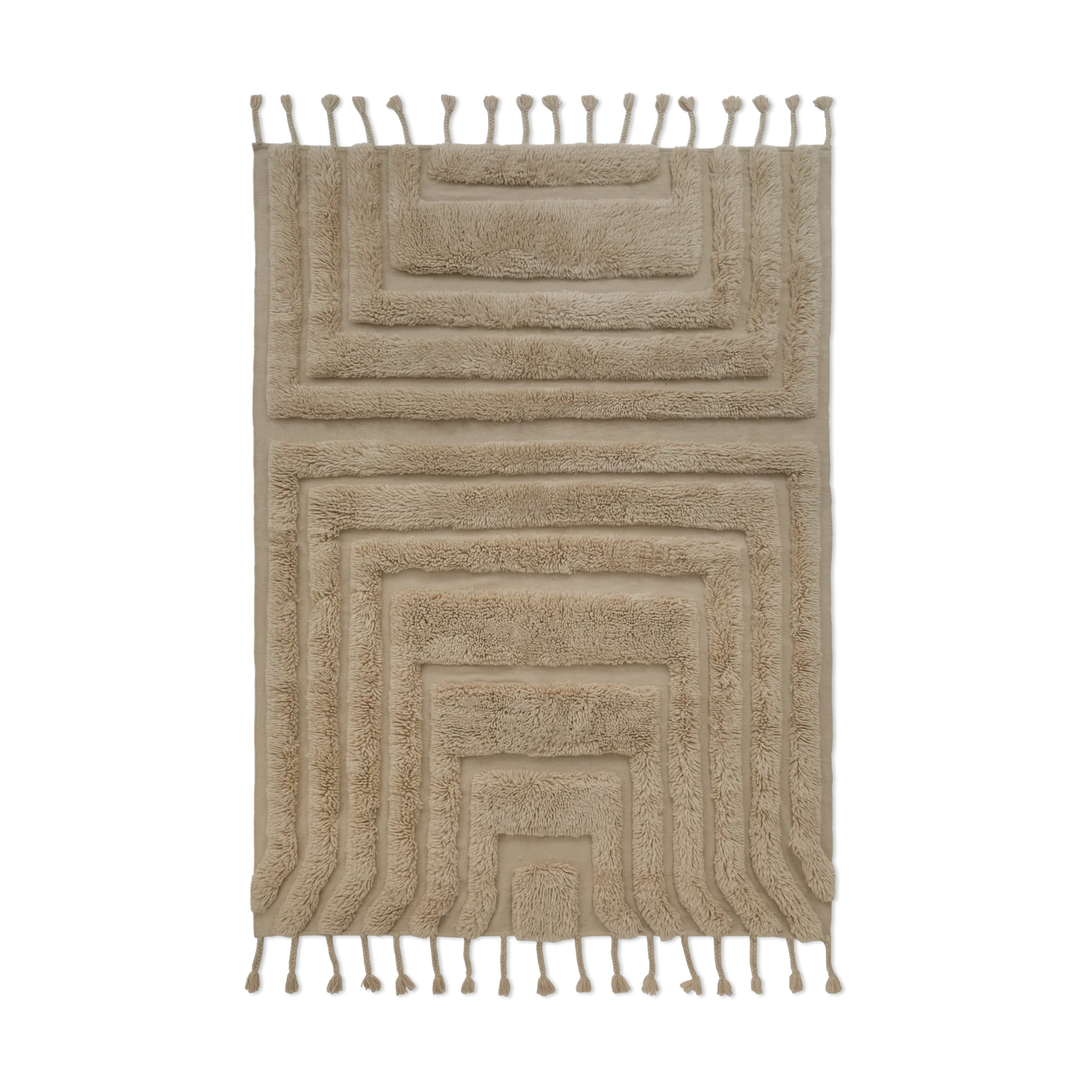 Kask wool carpet 300x400 cm, Beige Tinted