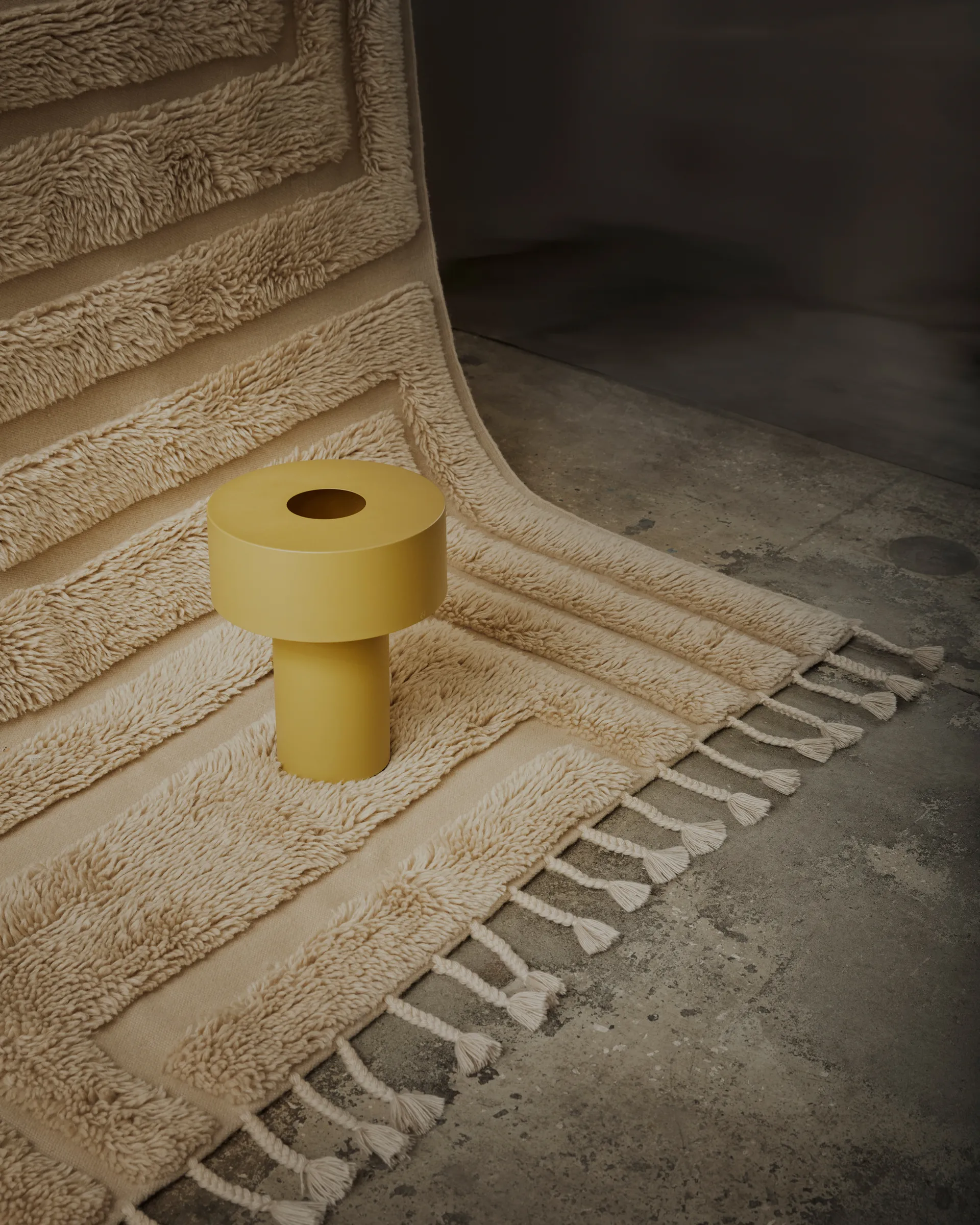 Kask wool carpet 300x400 cm, Beige Tinted