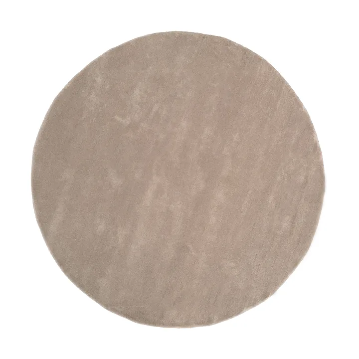 Liljehok wool rug - Beige, Ø200 cm - Tinted