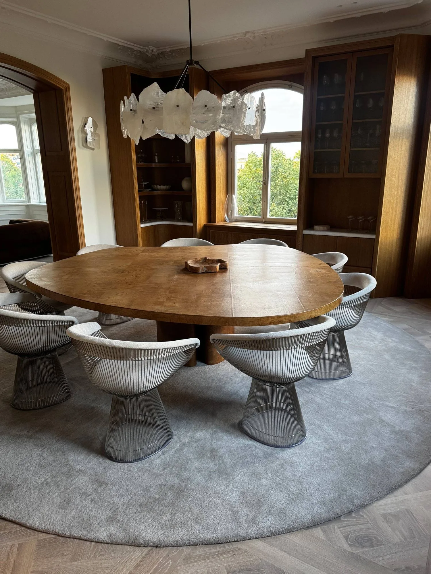 Liljehok wool rug, Beige, Ø300 cm Tinted