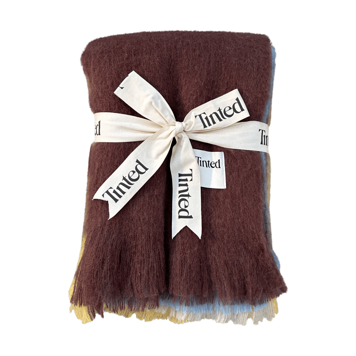 Lovstrand wool throw 130x170 cm - Brown-multi - Tinted