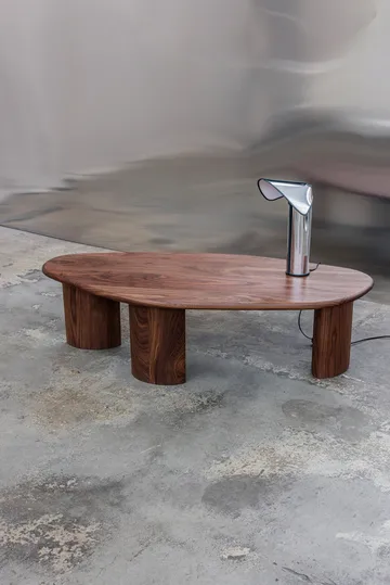 Lowe coffee table - Walnut dark brown - Tinted