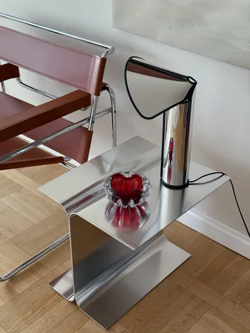 Luce side table - Aluminium - Tinted