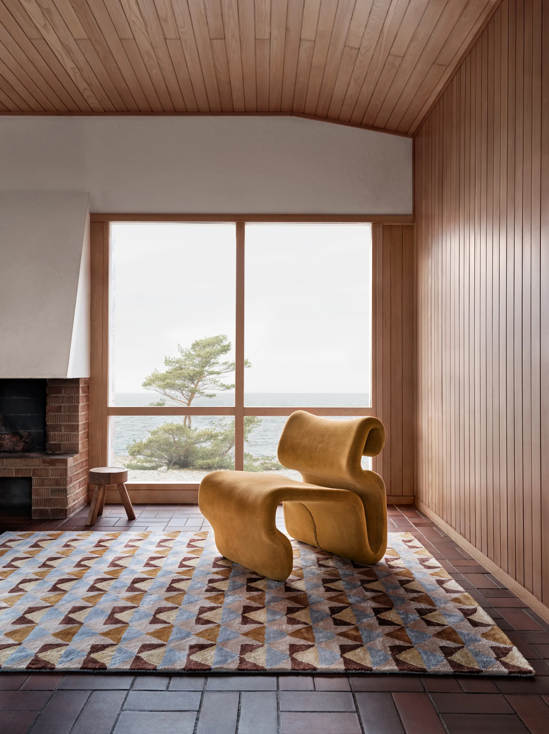 Mellin viscose carpet 170x240 cm, Multi Tinted