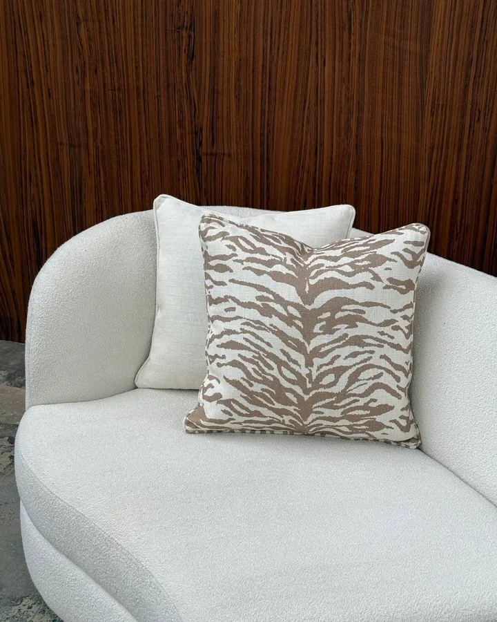 Norell cushion - Tiger beige-off white, 50x50 cm - Tinted