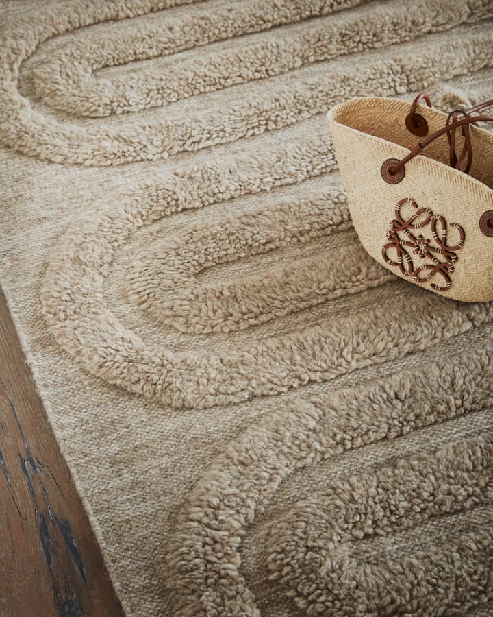 Riklund wool carpet 160x230 cm - Beige-melange - Tinted