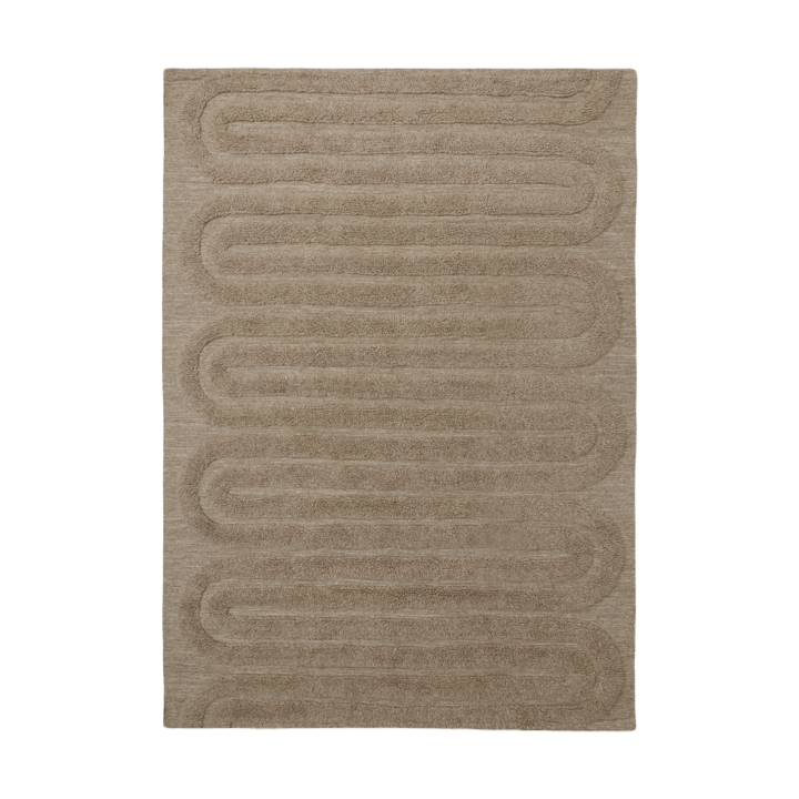 Riklund wool carpet 190x290 cm - Beige-melange - Tinted