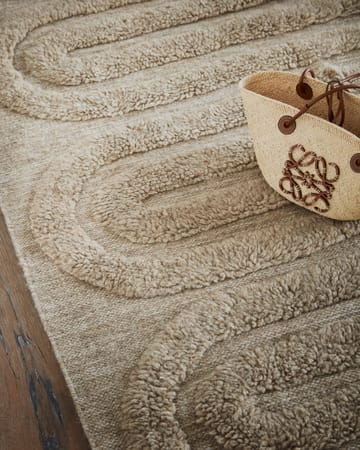 Riklund wool carpet 190x290 cm - Beige-melange - Tinted