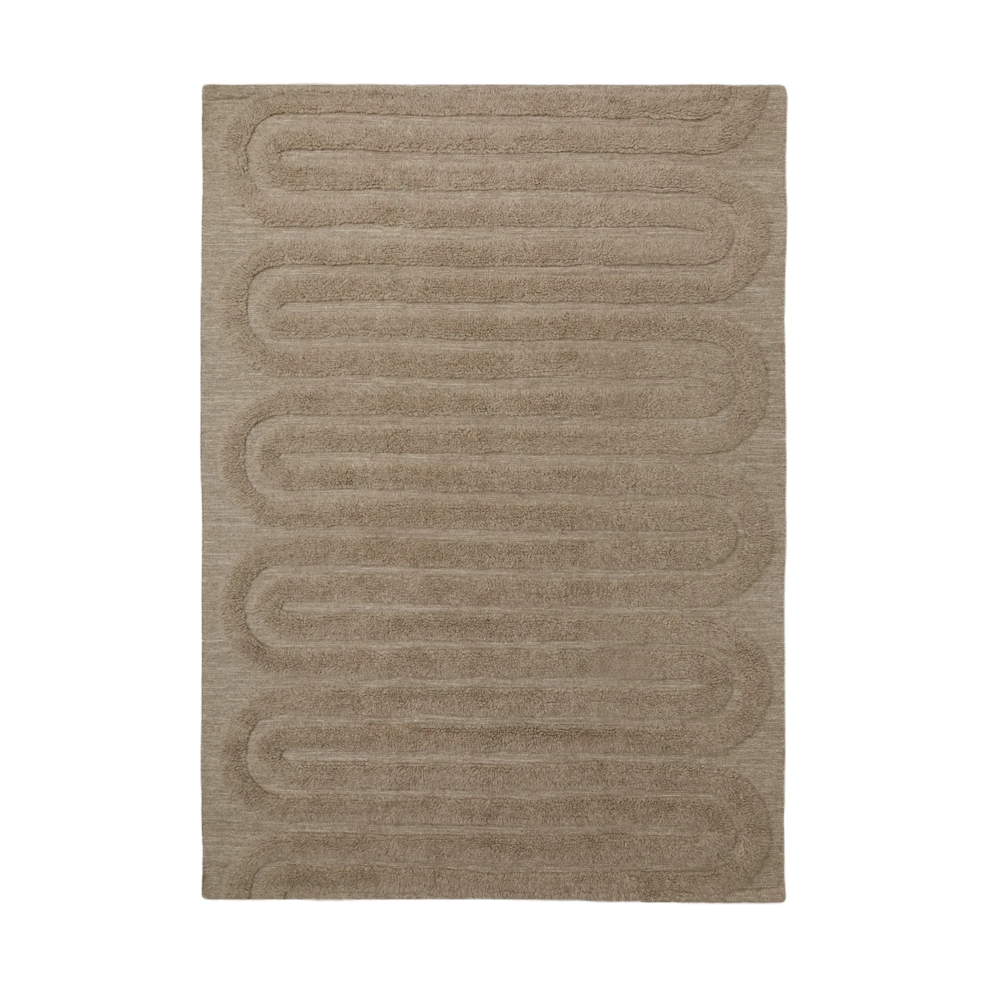 Riklund wool carpet 280x380 cm, Beige-melange Tinted